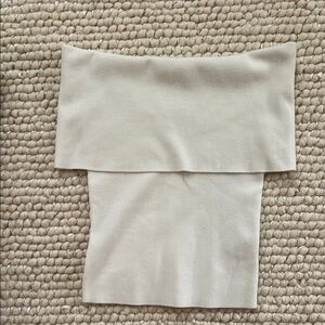 Cream Off-Shoulder Top